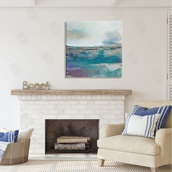 Stupell Industries Scott Brems | Abstract Ocean View Glam Detail Wall Art