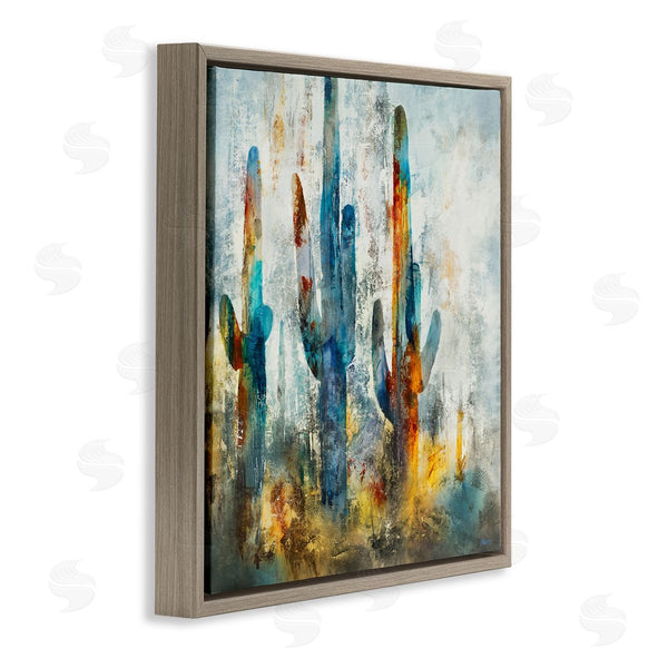 Stupell Industries Scott Brems | Abstract Vibrant Cacti Silhouettes