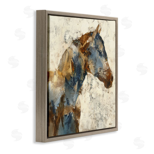 Stupell Industries Scott Brems | Earthy Abstract Layered Horse