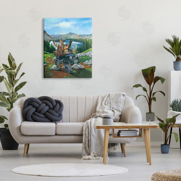 Stupell Industries Scott Westmoreland | Woodland Animals Off-Roading Wall Art