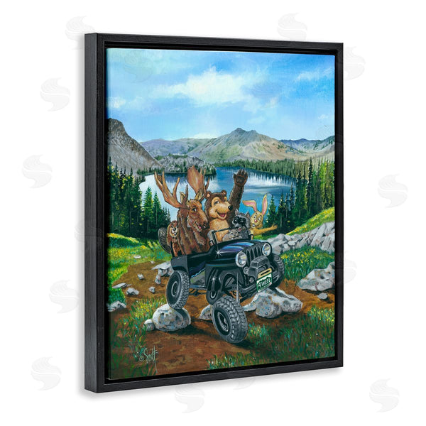 Stupell Industries Scott Westmoreland | Woodland Animals Off-Roading Wall Art