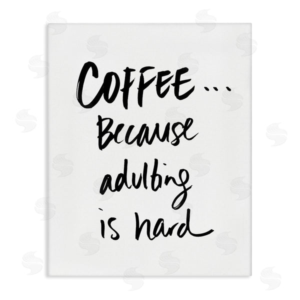 stupell industries SD Graphics Studio | Adulting is Hard Phrase Kitchen Coffee Humor