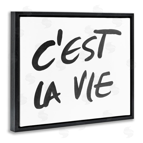 Stupell Industries SD Graphics Studio | C'est La Vie Minimal Text Wall Art