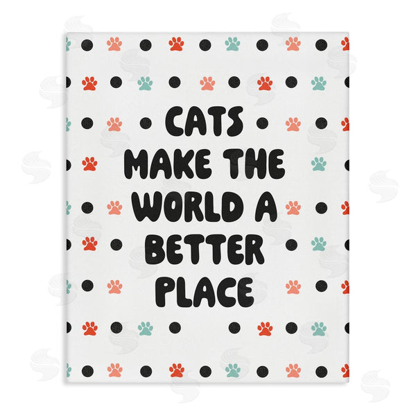 stupell industries Sd Graphics Studio | Cats Make World Better