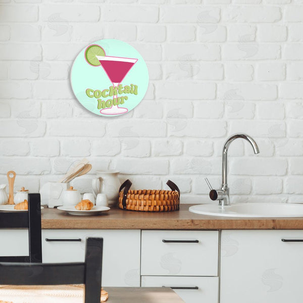 Stupell Industries SD Graphics Studio | Cocktail Hour Pink Drink Wall Art