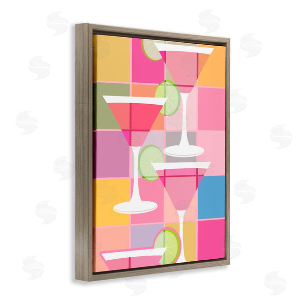 Stupell Industries SD Graphics Studio | Cocktail Squares Design Wall Art