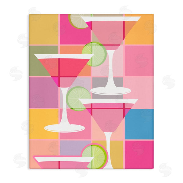 stupell industries SD Graphics Studio | Cocktail Squares Design Wall Art