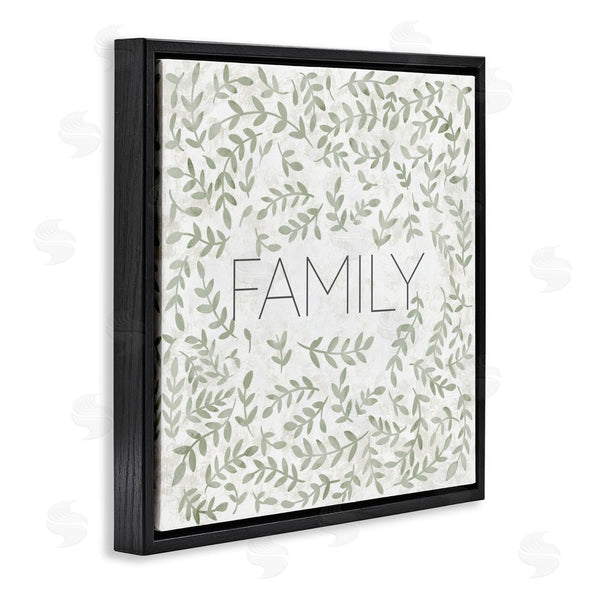 Stupell Industries SD Graphics Studio | Curved Ivy Sprigs Family Wall Art