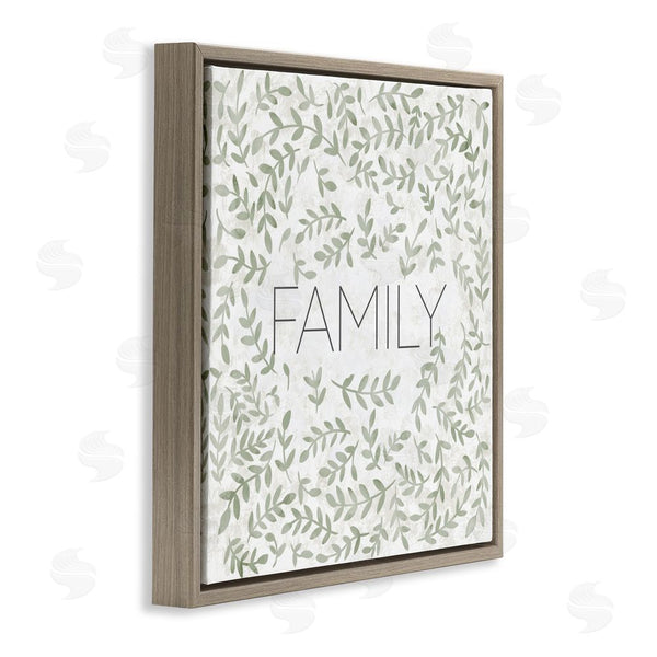 Stupell Industries SD Graphics Studio | Curved Ivy Sprigs Family Wall Art