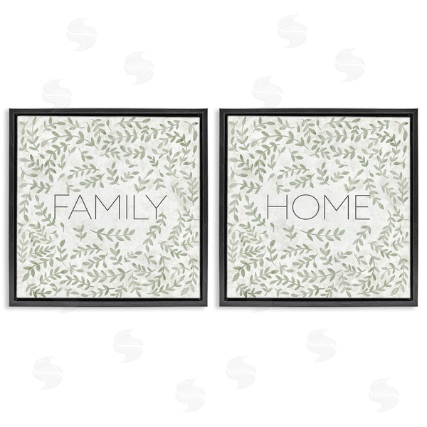 Stupell Industries SD Graphics Studio | Curved Ivy Sprigs Phrases Wall Art