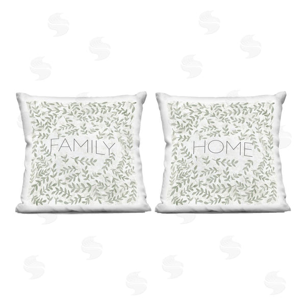stupell industries SD Graphics Studio | Faith & Family Botanical Proverbs Throw Pillow