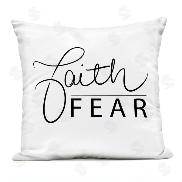 Stupell Industries SD Graphics Studio | Faith Over Fear Printed Throw Pillow