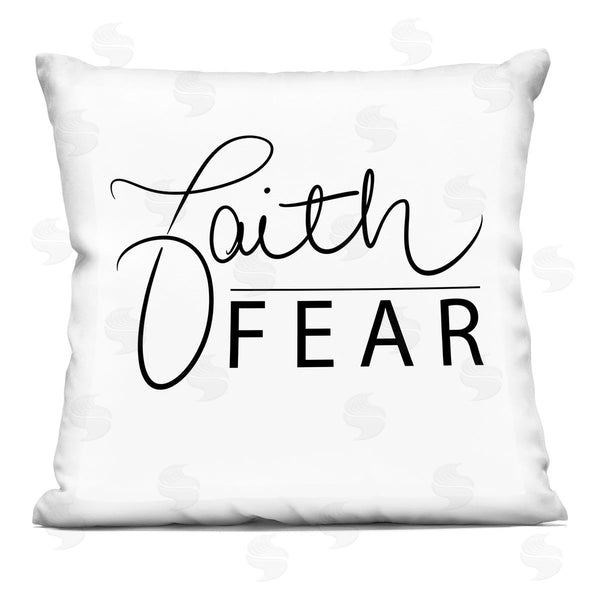 stupell industries SD Graphics Studio | Faith Over Fear Printed Throw Pillow