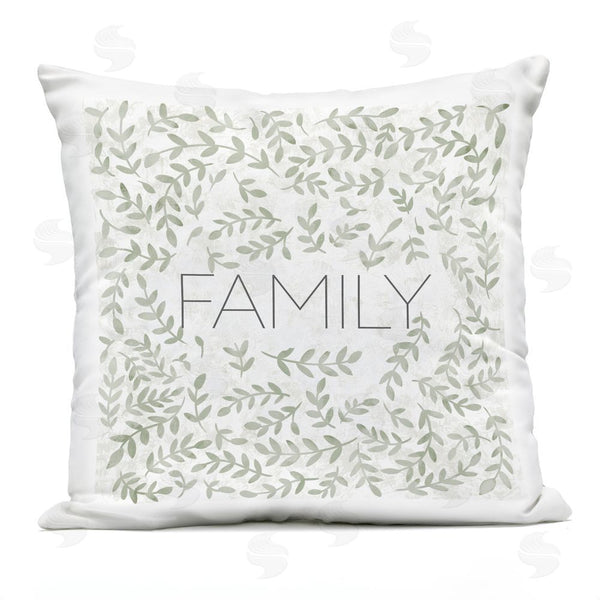 Stupell Industries SD Graphics Studio | Family With Ivy Sprigs Throw Pillow