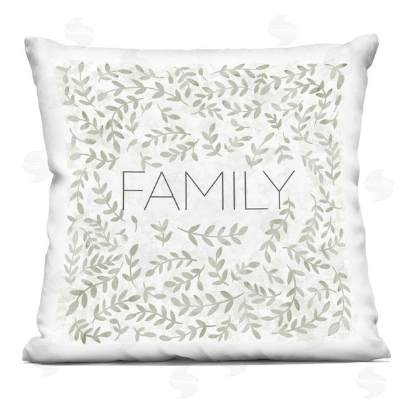 stupell industries SD Graphics Studio | Family with Ivy Sprigs Throw Pillow