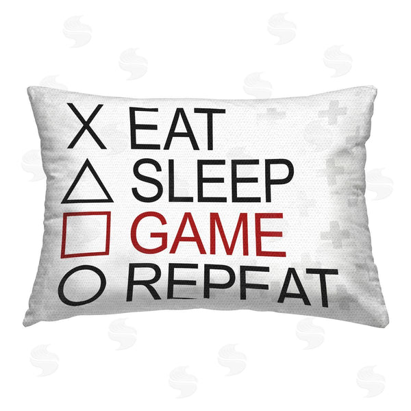 Stupell Industries Sd Graphics Studio | Gamer Button Shapes Printed Throw Pillow