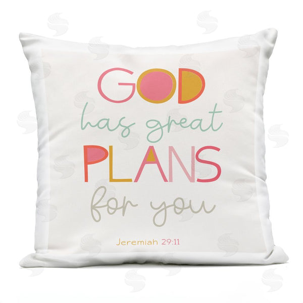 Stupell Industries SD Graphics Studio | God's Plans For You Throw Pillow