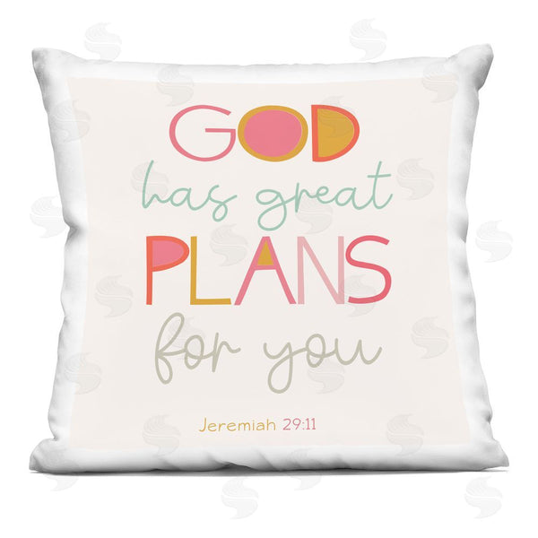 stupell industries SD Graphics Studio | God's Plans For You Throw Pillow