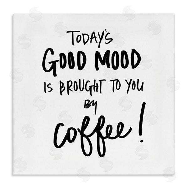 stupell industries SD Graphics Studio | Good Mood Brought By Coffee Phrase Kitchen Humor