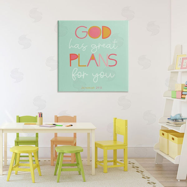 Stupell Industries SD Graphics Studio | Green God's Plans For You Wall Art