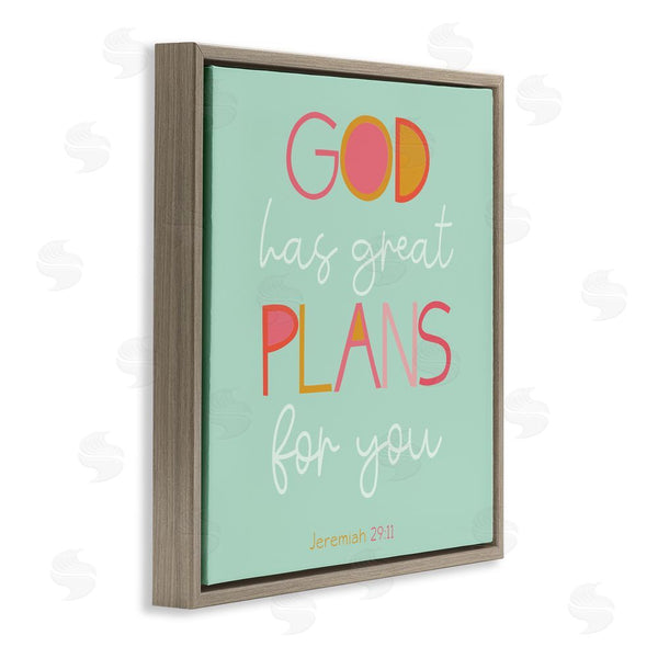 Stupell Industries SD Graphics Studio | Green God's Plans For You Wall Art
