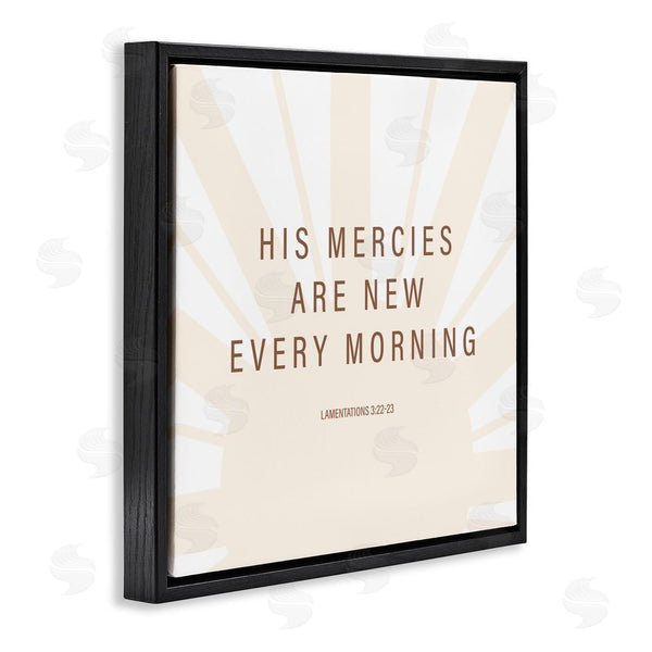 Stupell Industries SD Graphics Studio | His Mercies Are New Wall Art
