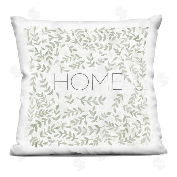 stupell industries SD Graphics Studio | Home with Ivy Sprigs Throw Pillow