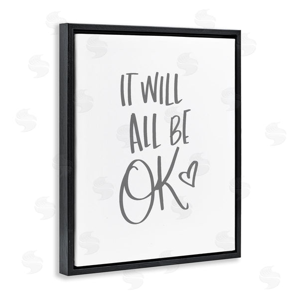 Stupell Industries Sd Graphics Studio | It Will All Be Okay Quote
