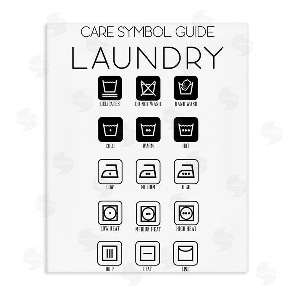 stupell industries SD Graphics Studio | Laundry Care Symbol Guide Wall Art