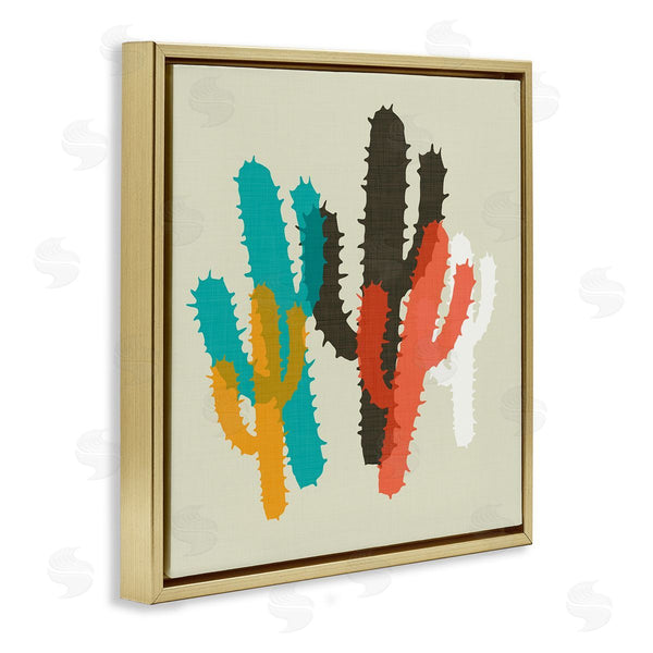Stupell Industries Sd Graphics Studio | Layered Bold Cacti