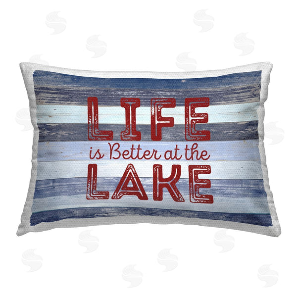 Stupell Industries SD Graphics Studio | Life At Lake Striped