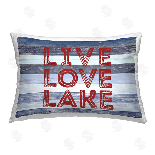 stupell industries SD Graphics Studio | Live Love Lake Striped