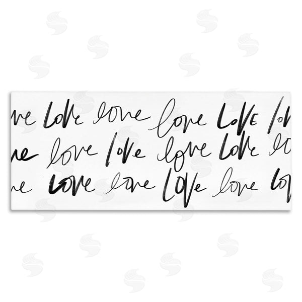 stupell industries SD Graphics Studio | Love You Repeated Text Minimal Script