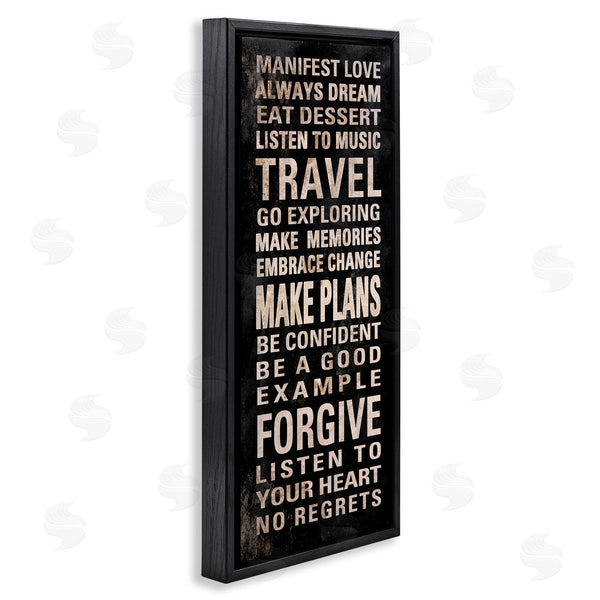 Stupell Industries Sd Graphics Studio | Manifest Love Phrases Wall Art
