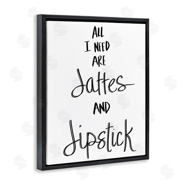 Stupell Industries Sd Graphics Studio | Need Lattes And Lipstick