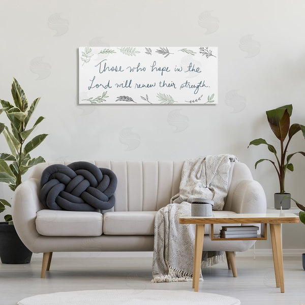 Stupell Industries SD Graphics Studio | Renew Their Strength Wall Art