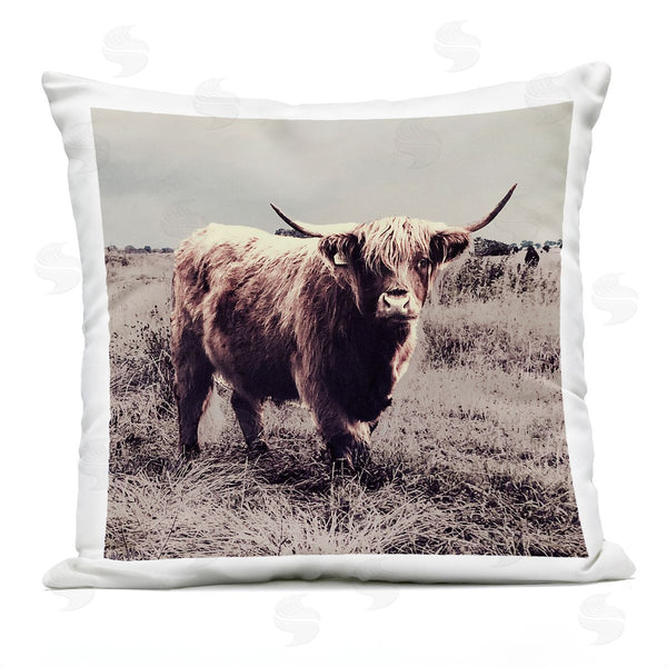 Stupell Industries SD Graphics Studio | Rusic Farm Cattle Printed Throw Pillow