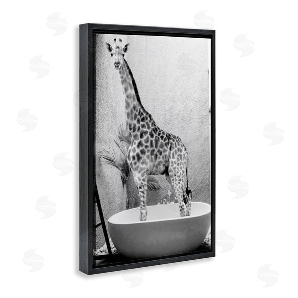 Stupell Industries SD Graphics Studio | Safari Bath Standing Tall Wall Art