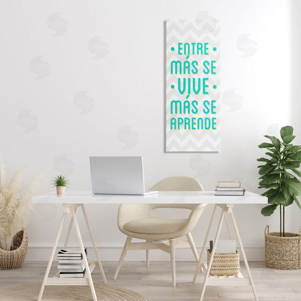 Stupell Industries SD Graphics Studio | Se Vive Se Aprende Wall Art