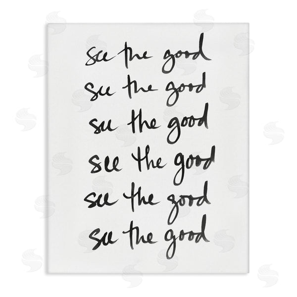 stupell industries SD Graphics Studio | See The Good Repeated Text Minimal
