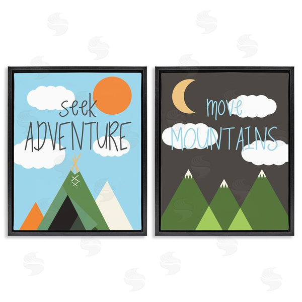 Stupell Industries SD Graphics Studio | Seek Adventure Move Mountains Wall Art