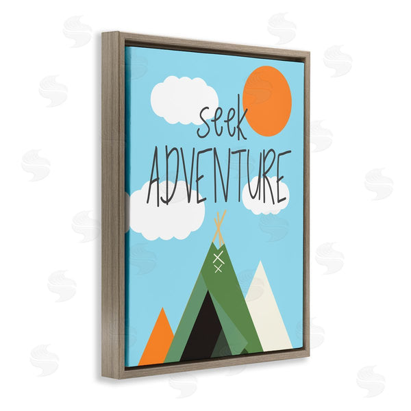 Stupell Industries SD Graphics Studio | Seek Adventure With Tent Wall Art
