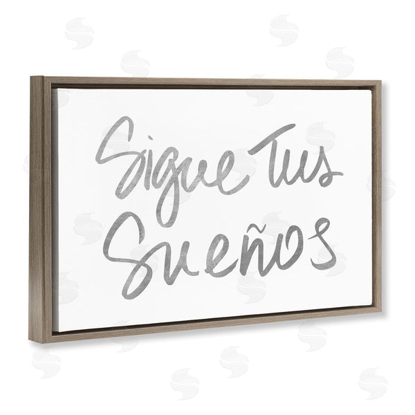 Stupell Industries SD Graphics Studio | Sigue Tus Sueños Brilla Wall Art