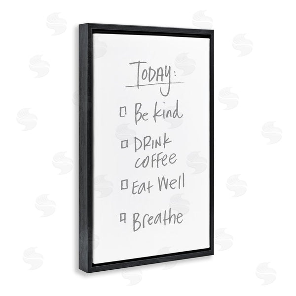 Stupell Industries SD Graphics Studio | Simple Today's Checklist Wall Art