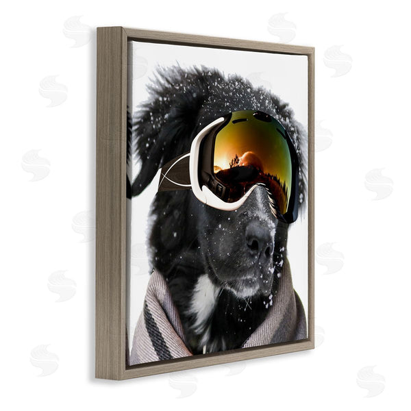 Stupell Industries Sd Graphics Studio | Snowboarder Dog With Goggles