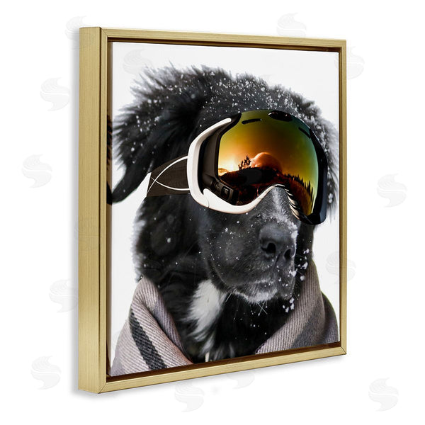 Stupell Industries Sd Graphics Studio | Snowboarder Dog With Goggles