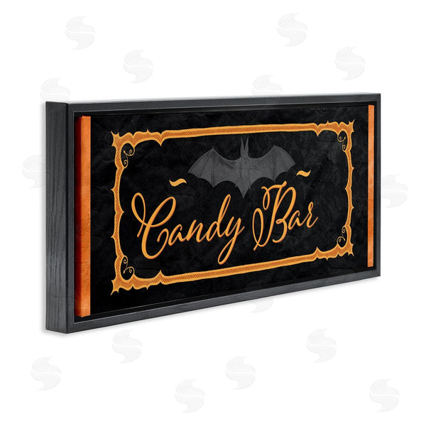 Stupell Industries SD Graphics Studio | Spooky Candy Bar Sign Wall Art