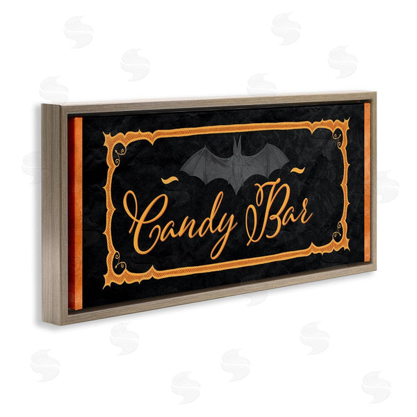 Stupell Industries SD Graphics Studio | Spooky Candy Bar Sign Wall Art
