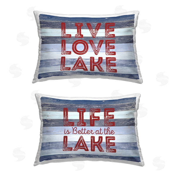 stupell industries SD Graphics Studio | Striped Lake Phrases