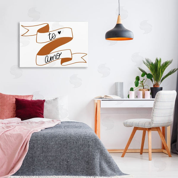 Stupell Industries SD Graphics Studio | Te Amo Con Cinta Wall Art